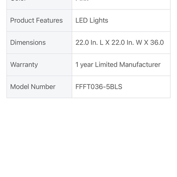 Fraser Hill Farm 3-ft. Blush Tinsel Christmas Tree - Picture 7 of 7